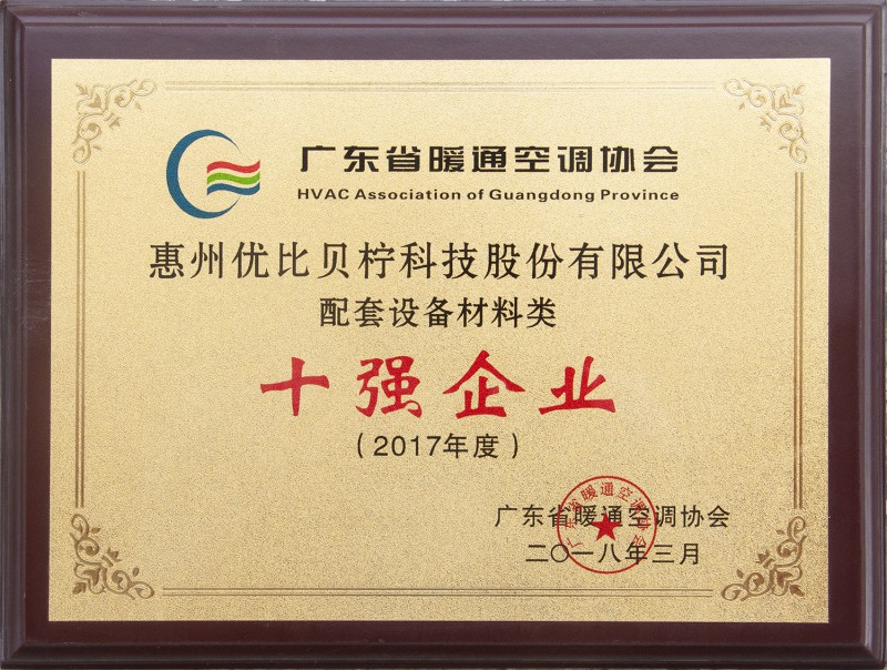 Top Ten Enterprises in Guangdong 